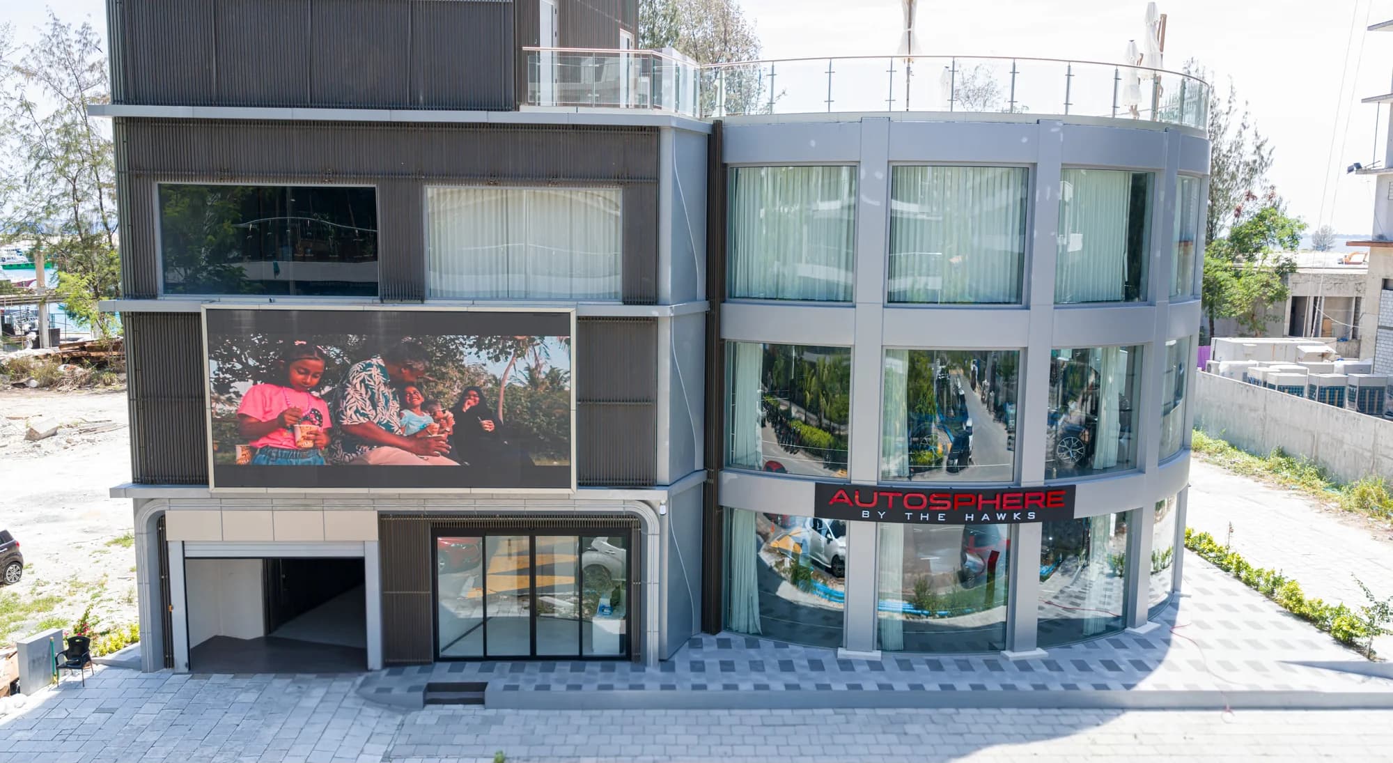 The AutoSphere building in Hulhumalé