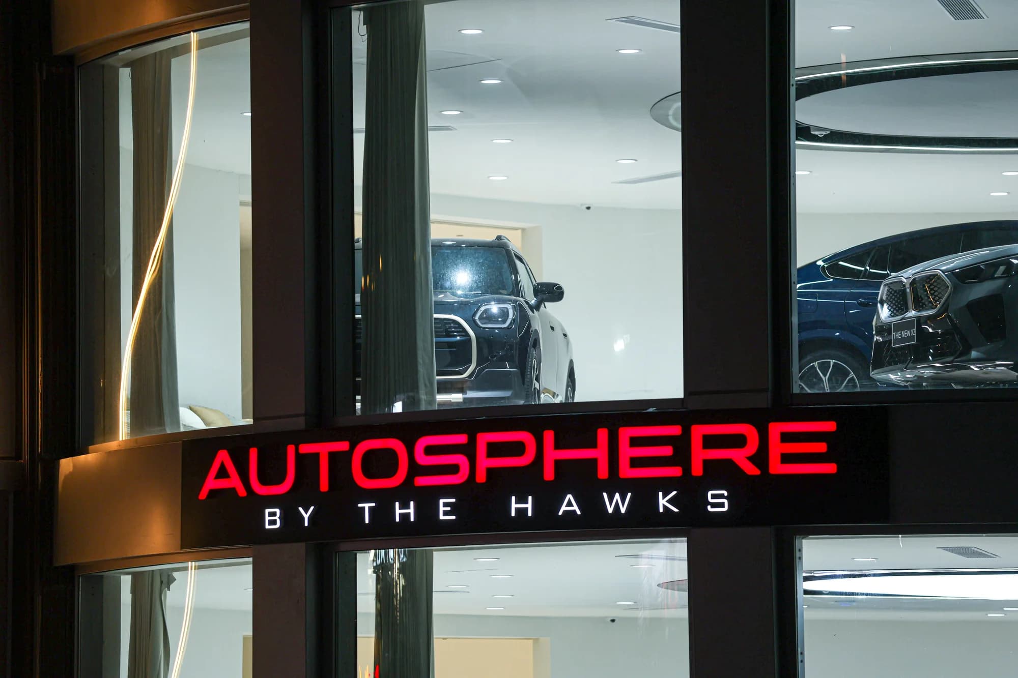 AutoSphere at night